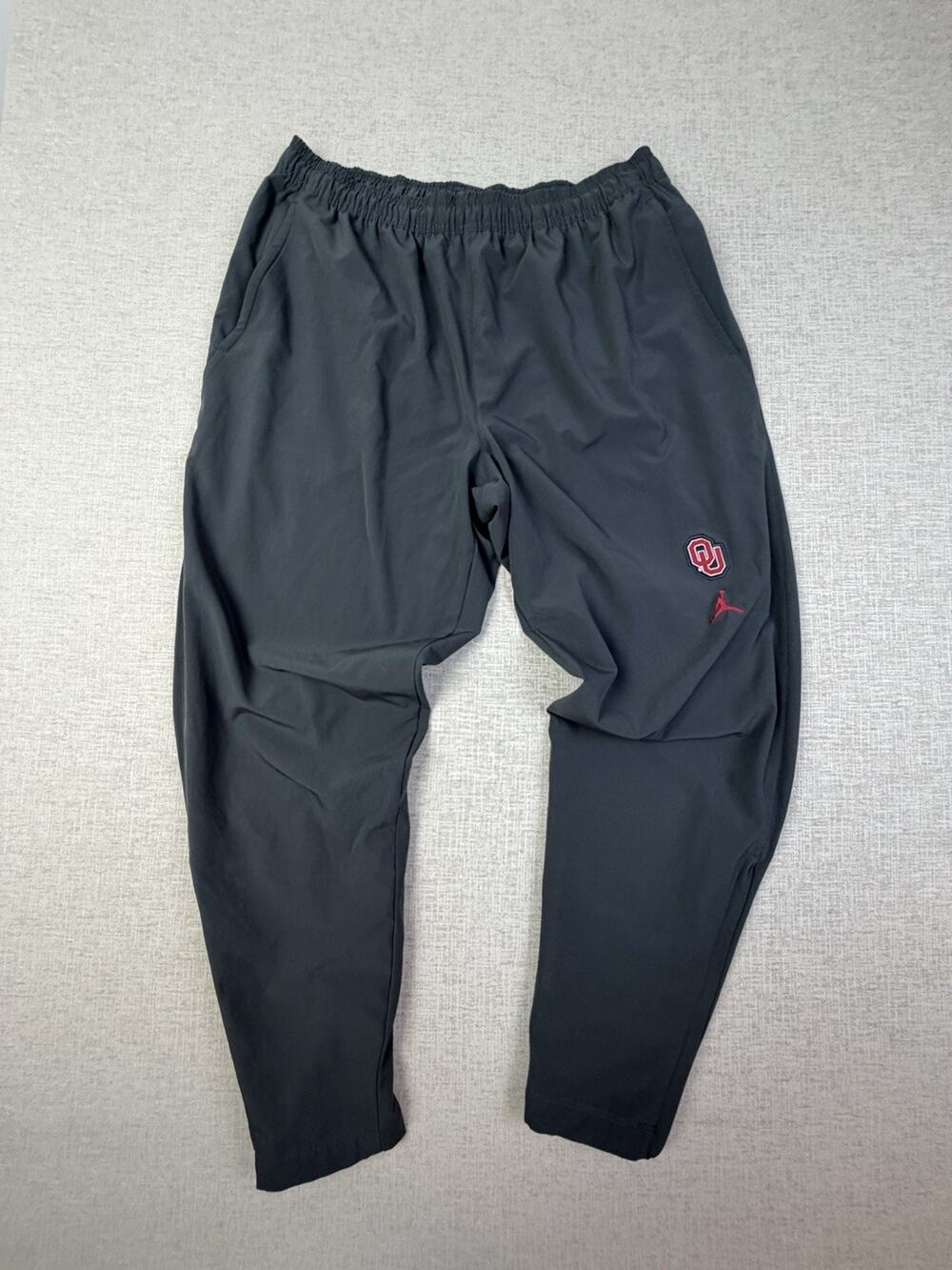 Jordan Oklahoma Sooners Men’s Large Gray Performance Training Pants OU